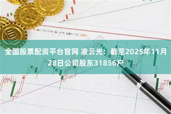 全国股票配资平台官网 凌云光：截至2025年11月28日公司股东31856户