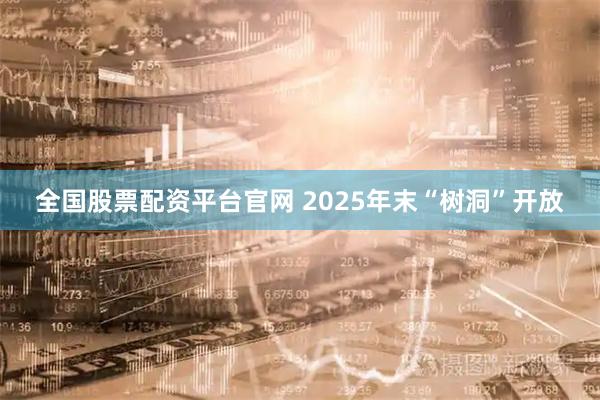 全国股票配资平台官网 2025年末“树洞”开放