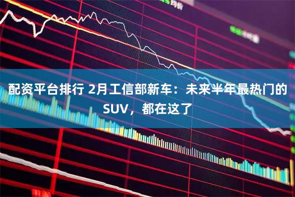 配资平台排行 2月工信部新车：未来半年最热门的SUV，都在这了