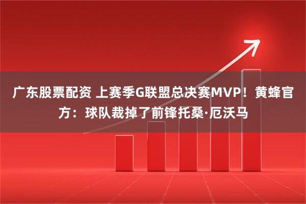 广东股票配资 上赛季G联盟总决赛MVP！黄蜂官方：球队裁掉了前锋托桑·厄沃马